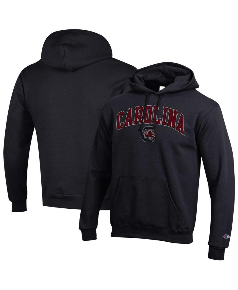 Men's Garnet South Carolina Gamecocks Arch Over Logo Pullover Hoodie