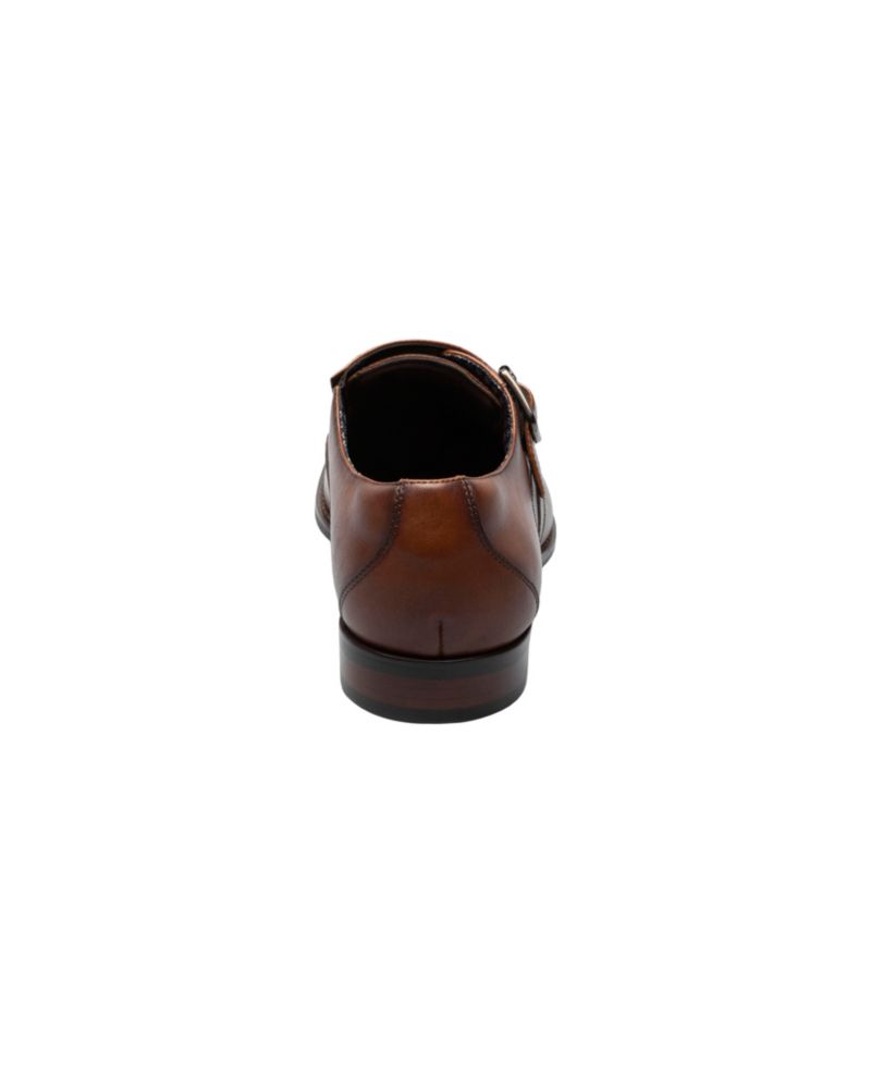 Men's Karcher Plain Toe Monk Strap Slip-On Dress Shoes