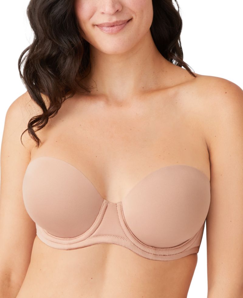 Red Carpet Full Figure Underwire Strapless Bra 854119, Up To I Cup
