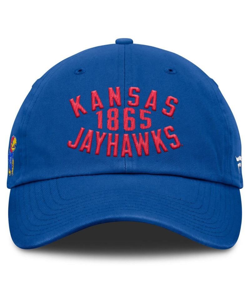 Men's Royal Kansas Jayhawks Archer Adjustable Hat