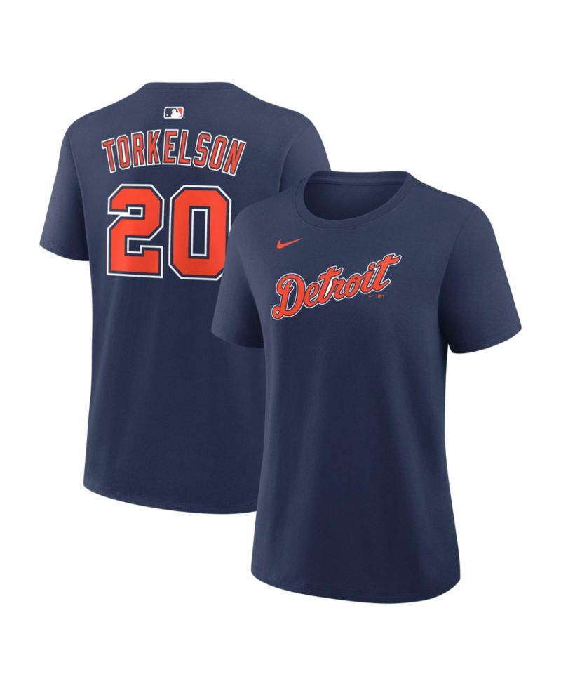 Women's Spencer Torkelson Navy Detroit Tigers Name & Number T-Shirt