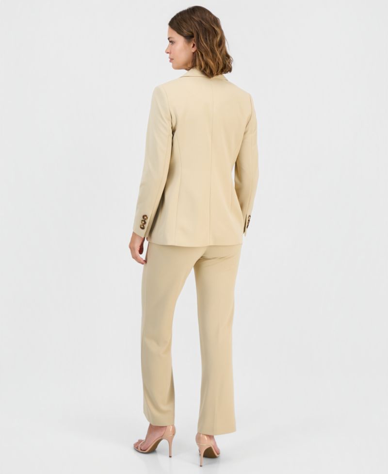 Faux Double-Breasted Blazer & Wide-Leg Sailor Pants