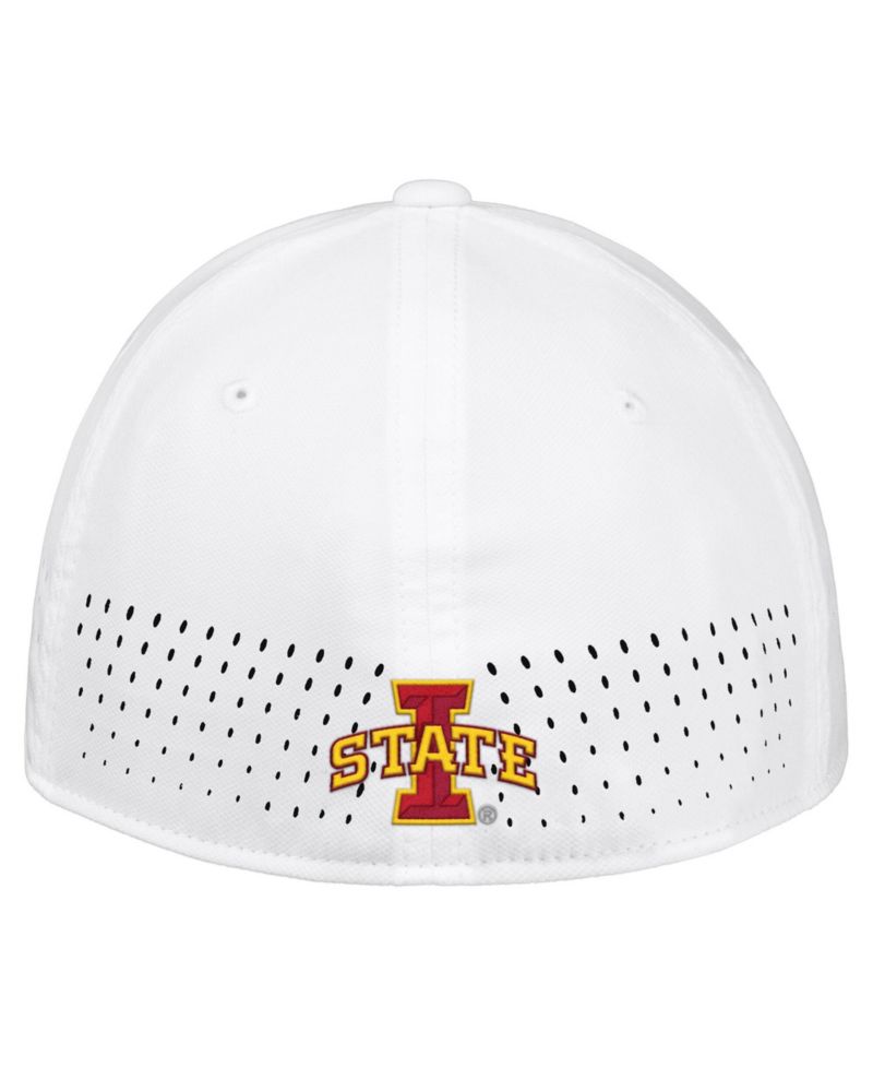 Men's White Iowa State Cyclones 2026 On-Field AeroBill SwooshFlex Dri-FIT Hat