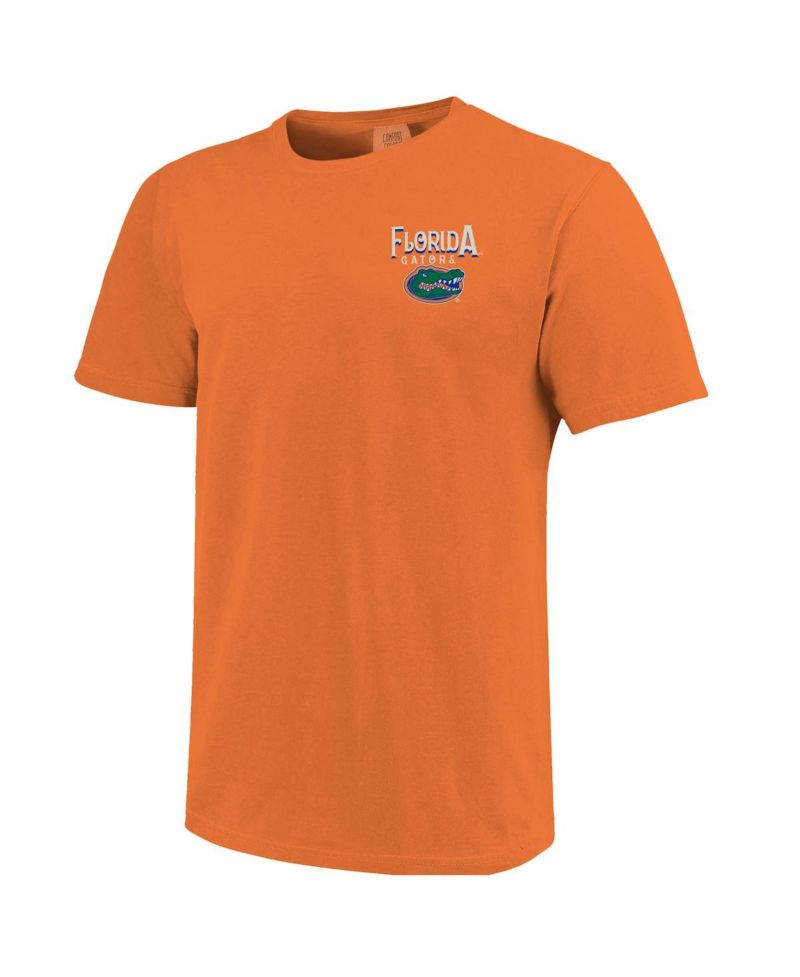Men's and Women's Orange Florida Gators Comfort Colors Campus Alumni T-Shirt