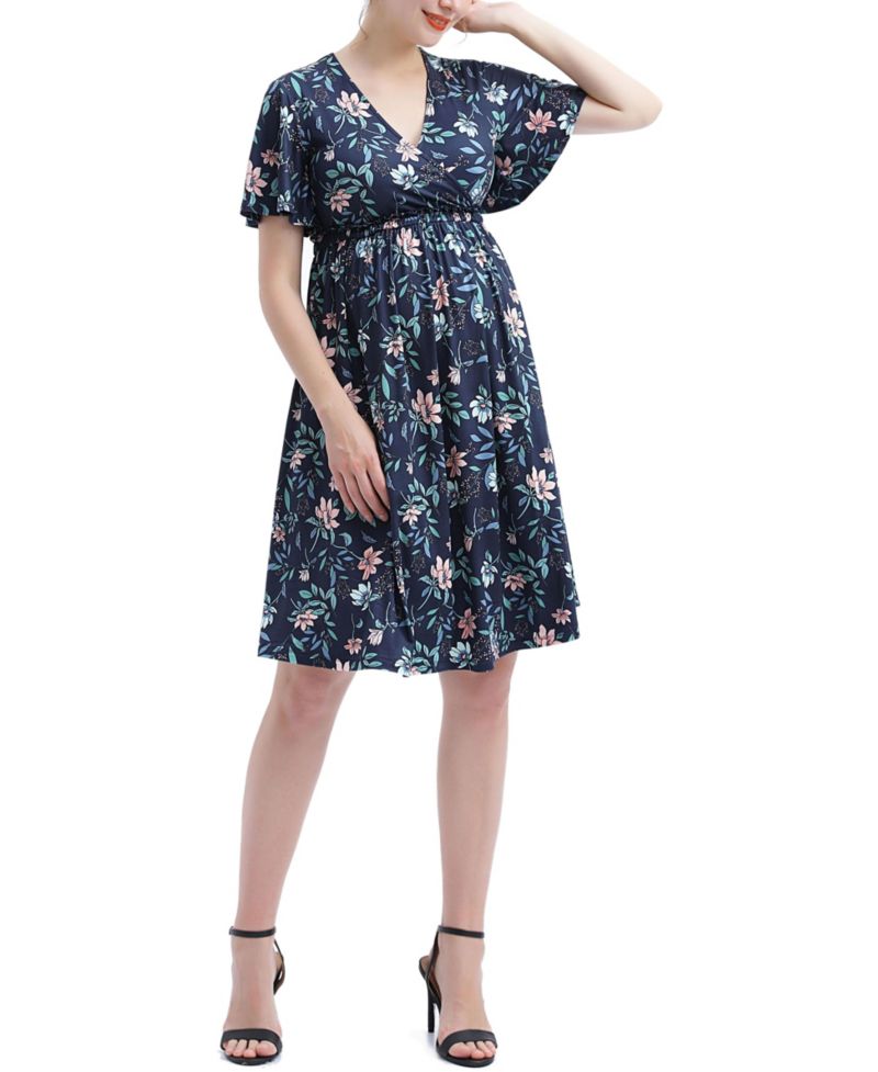 Women's kimi + kai Annis V-Neck Nursing Dress