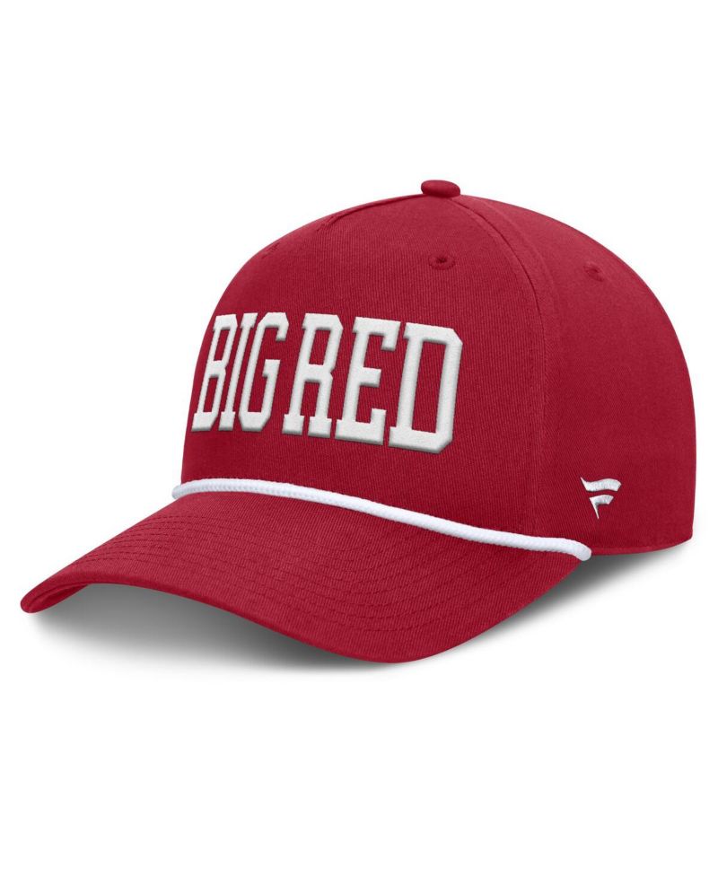 Men's Cardinal Arkansas Razorbacks Foul Ball Rope Adjustable Hat