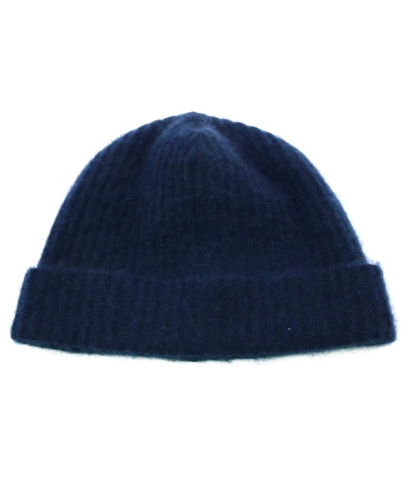 Men's Cashmere Folded Cuff Ribbed Hat