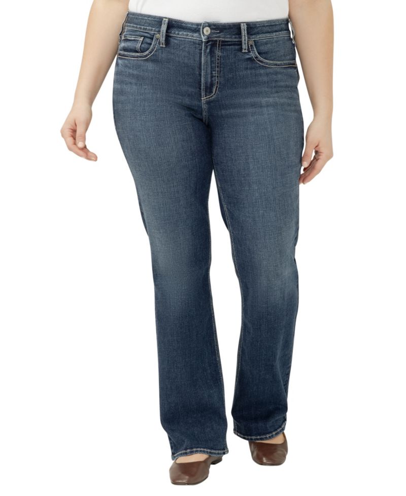 Plus Size Suki Mid Rise Curvy Fit Bootcut Jeans