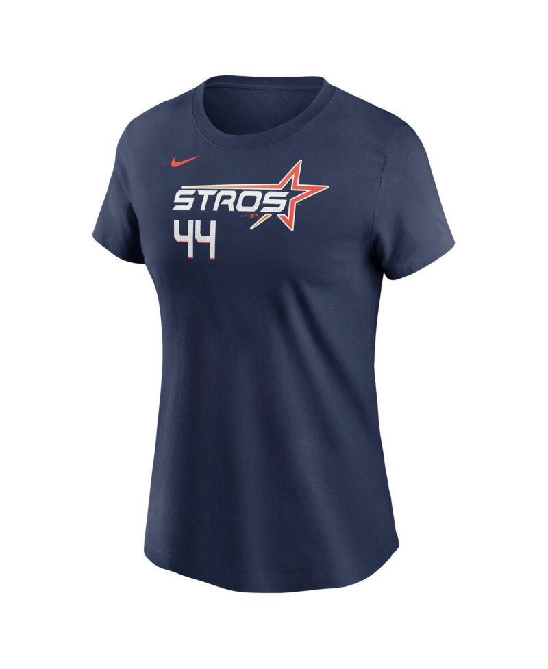 Women's Yordan Alvarez Navy Houston Astros 2025 City Connect Fuse Name & Number T-Shirt