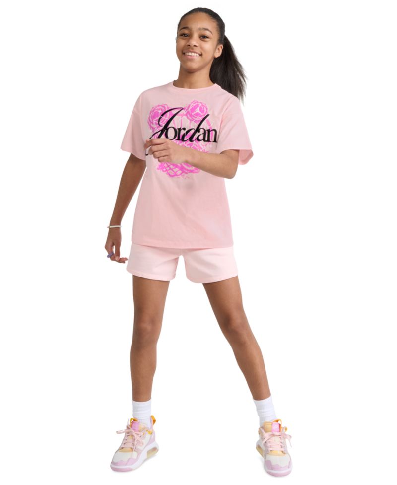 Girls' 7-16 Floral Flight T-Shirt