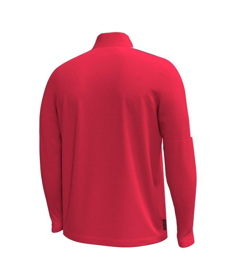 Men's Red Maryland Terrapins Playoff Performance Quarter-Zip Jacket