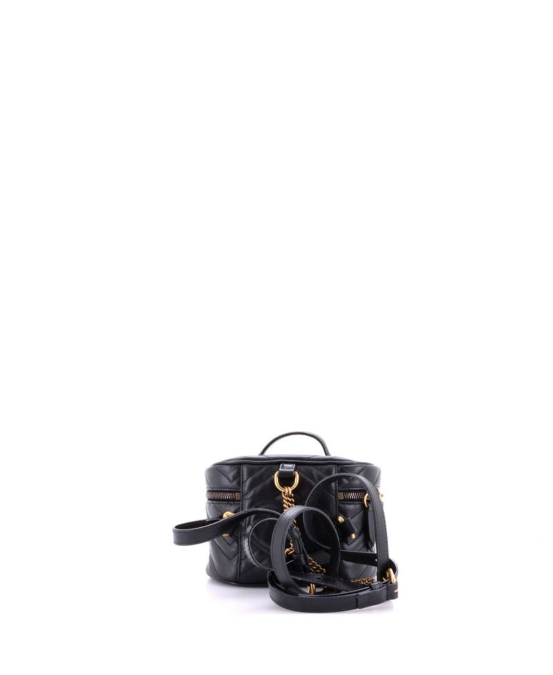 Mini GG Marmont Vanity Backpack Matelasse Leather