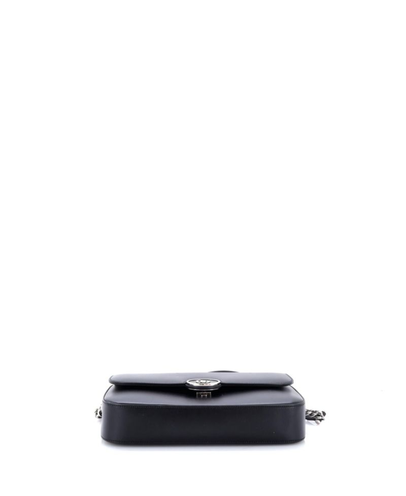 Small Petite GG Flap Shoulder Bag Leather