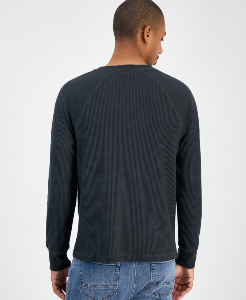 Men's Waffle-Knit Thermal Shirt