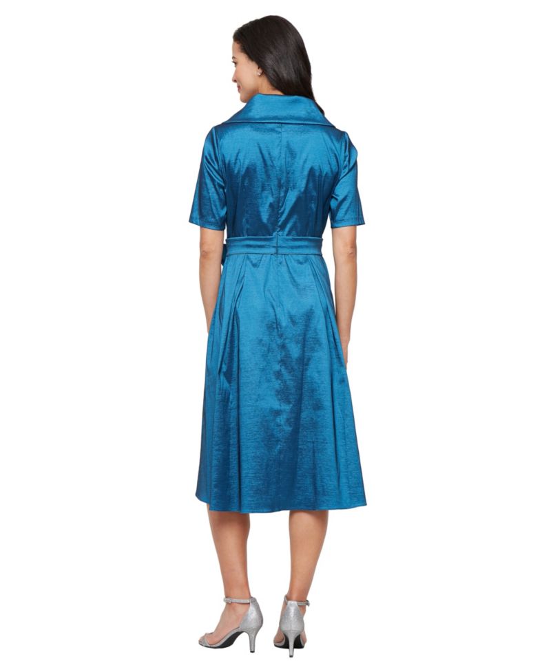 Petite Portrait Collar Dress