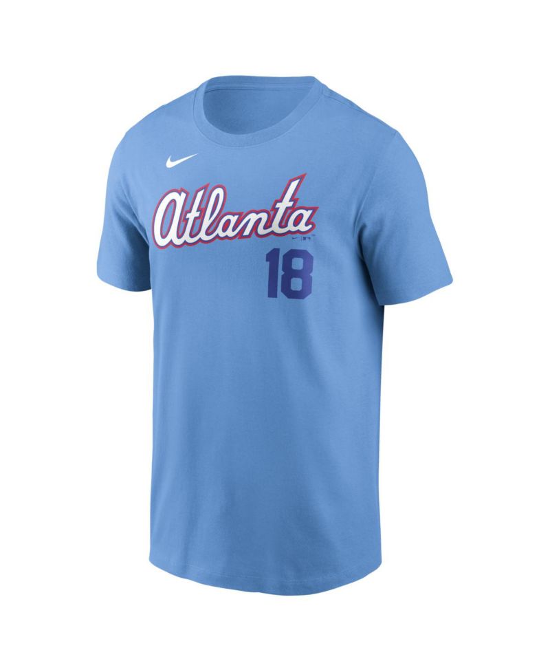 Men's Mike Yastrzemski Light Blue Atlanta Braves 2026 City Connect Name & Number T-Shirt