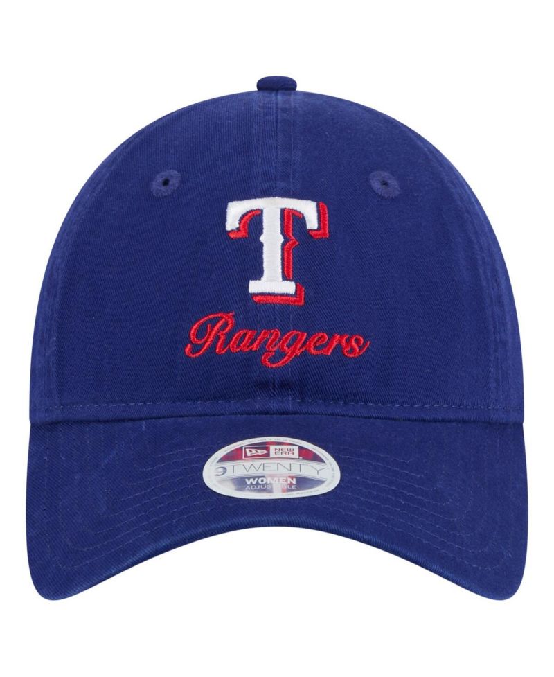 Women's Royal Texas Rangers Preppy Team 9TWENTY Adjustable Hat