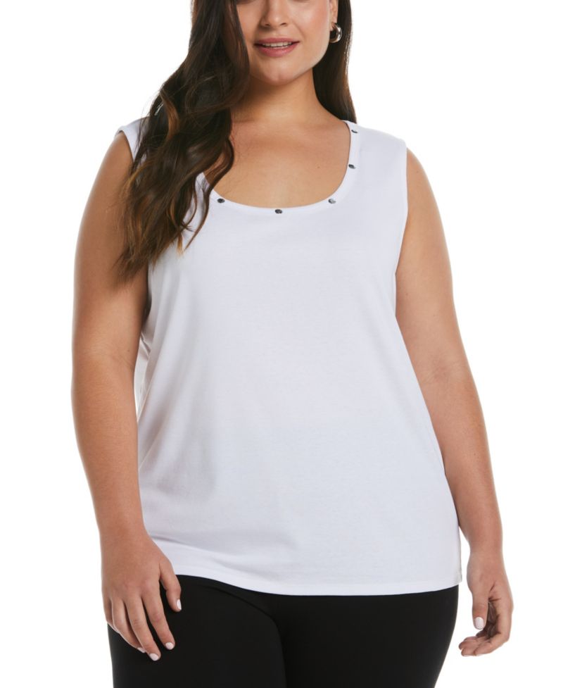 Plus Size Crew Neck Tank Top