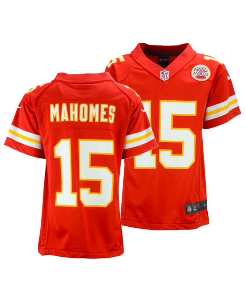 Little Boys Pat Mahomes Kansas City Chiefs Game Jersey