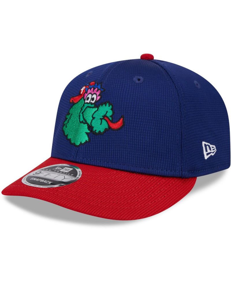 Men's Navy Philadelphia Phillies 2024 Batting Practice Low Profile 9FIFTY Snapback Hat