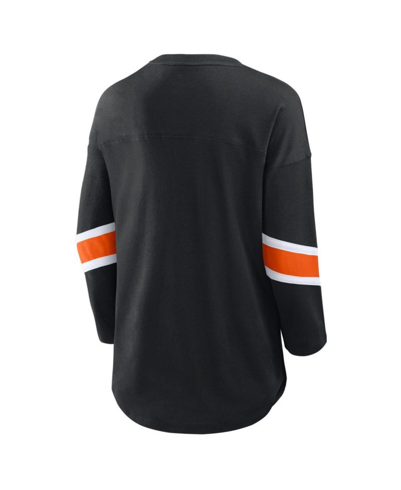 Women's Black Cincinnati Bengals Redzone 3/4-Sleeve T-Shirt