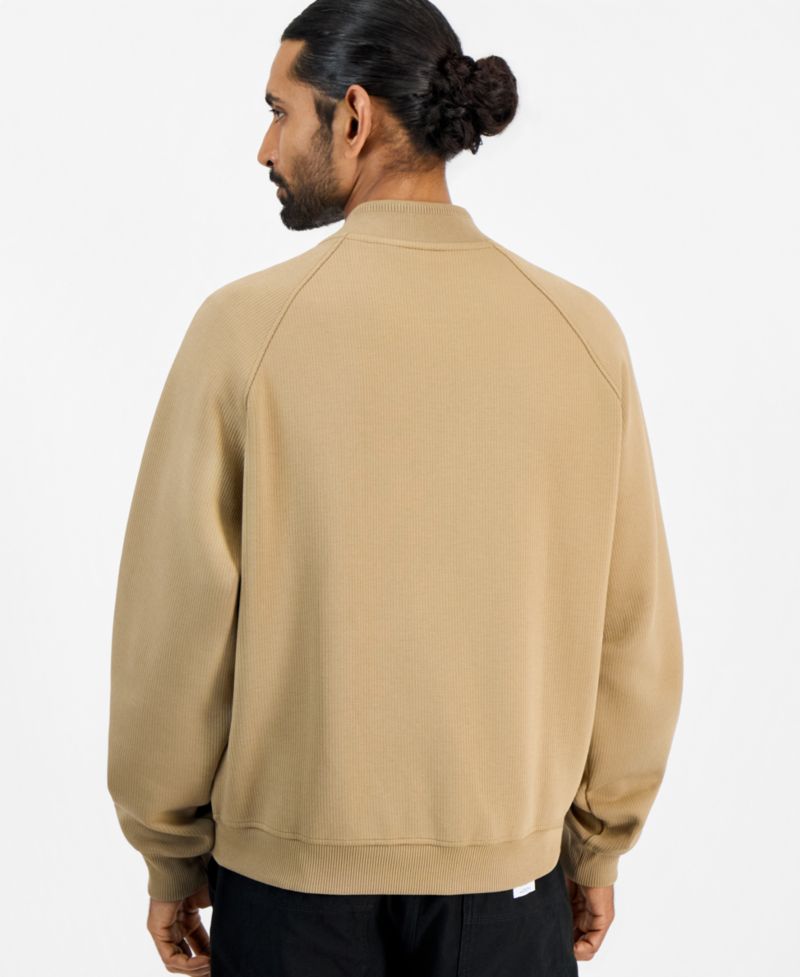 HUGO by Men's Dabin Regular-Fit Ribbed Bomber Jacket