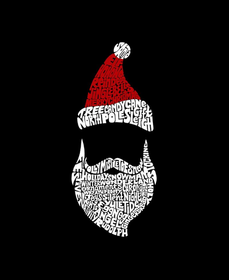 Men's Christmas Santa Graphic Tank Top