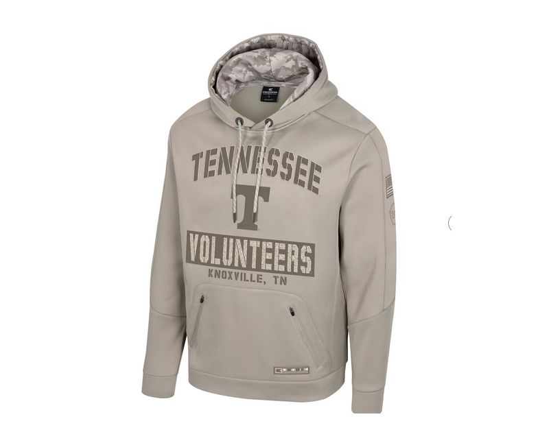 Men's Oatmeal Tennessee Volunteers Operation Hat Trick Battalion Hoodie