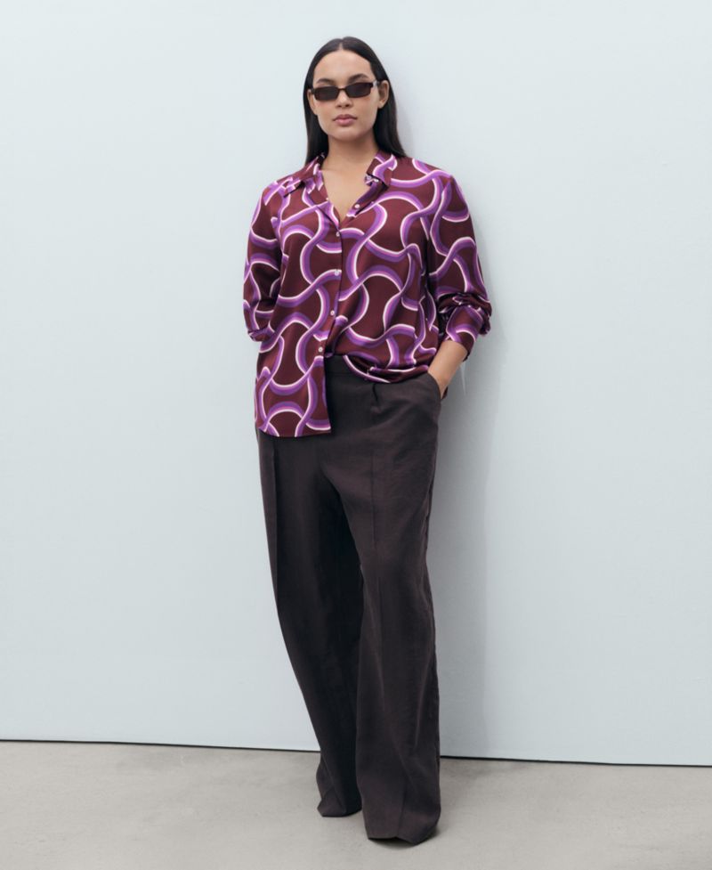 Women's Abstract Print Shirt