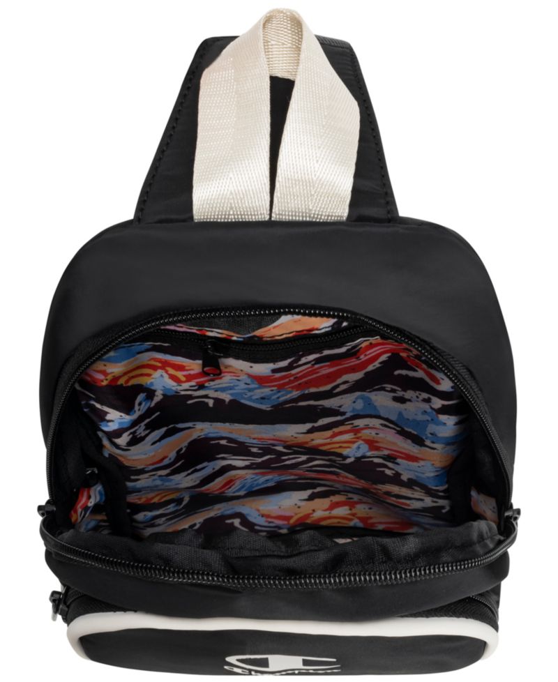 Men's Printed Logo Sling Bag