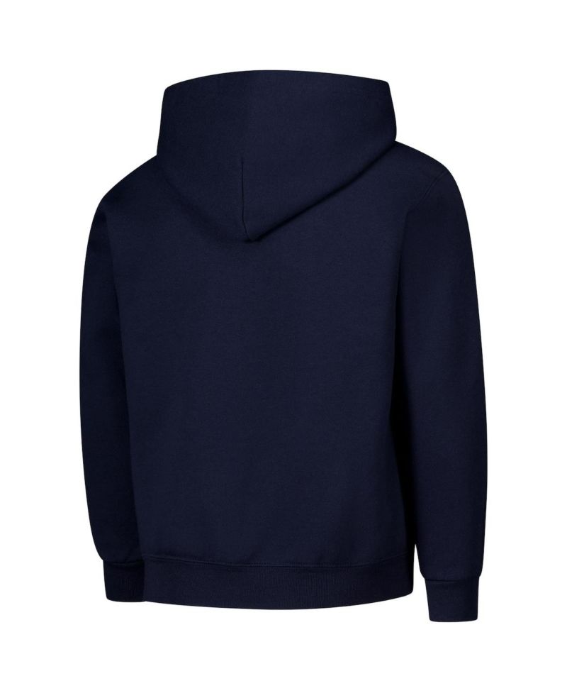 Big Boys and Girls Navy West Virginia Mountaineers Campus Pullover Hoodie