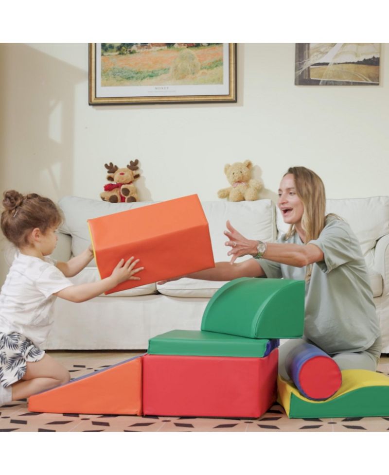 Toddler Foam Building Blocks, 7-Piece Set