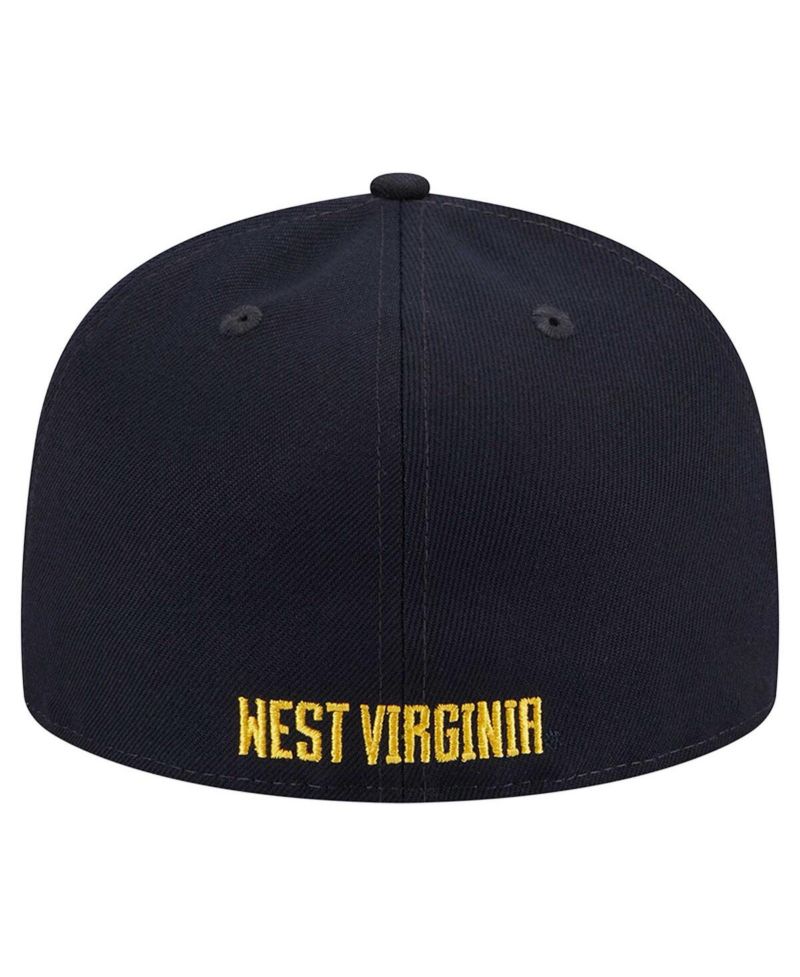 Men's Navy West Virginia Mountaineers 59FIFTY Fitted Hat