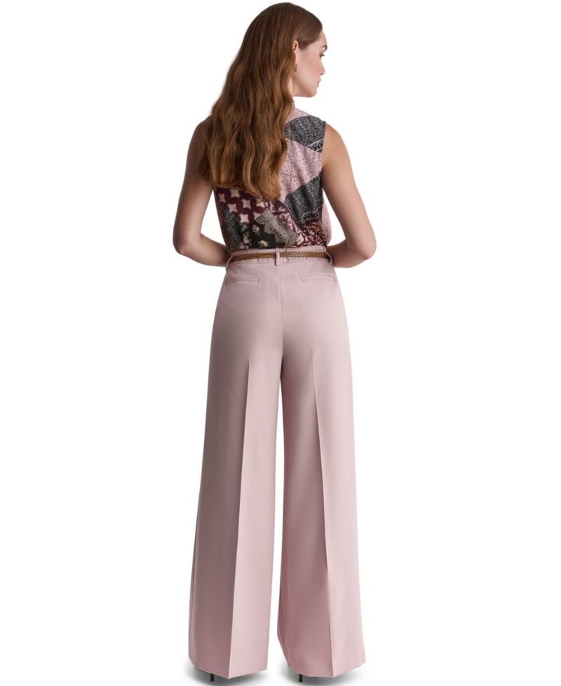 Women's Pleated Wide-Leg Pants