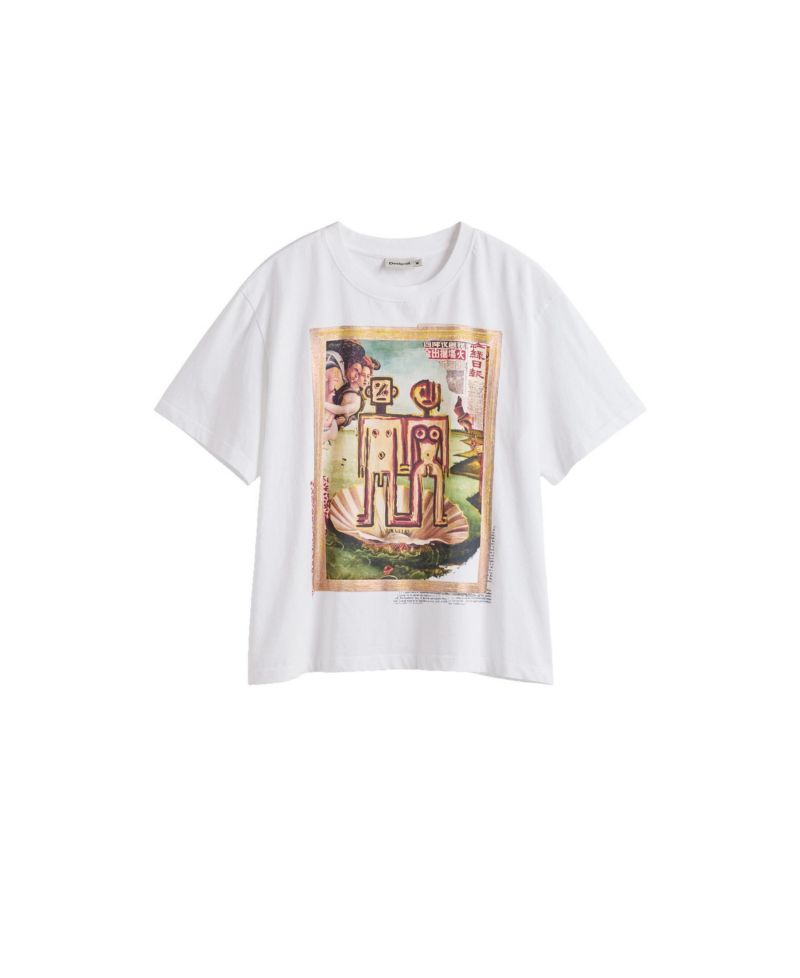 Women's Retro Graphic Cotton T-Shirt