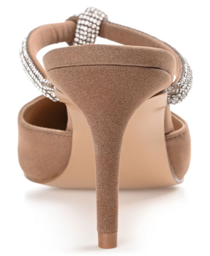 Women's Lunna Rhinestone Knot Slip-On Dress Pumps