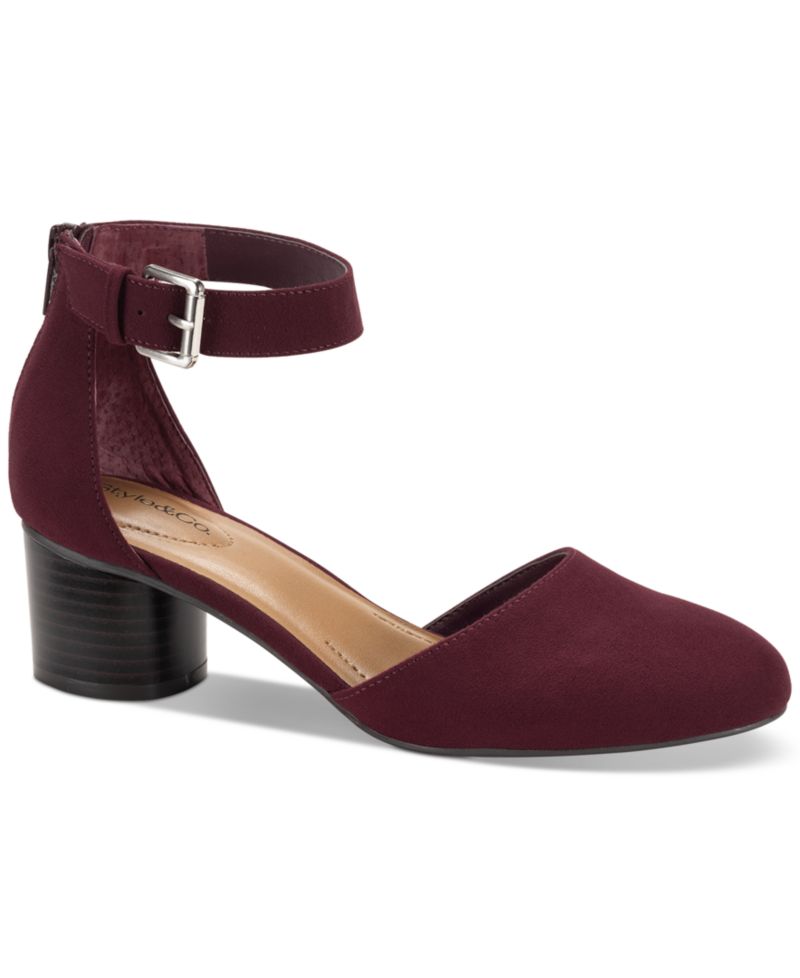 Women's Alinaa Two-Piece Block Heel Dress Pumps