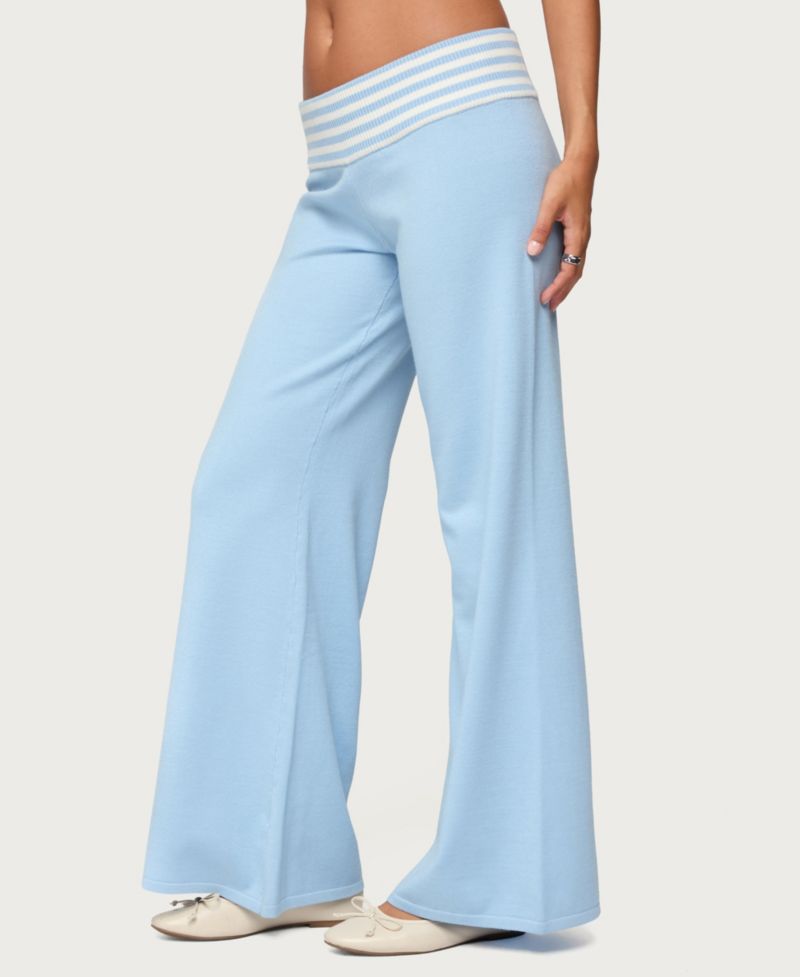 Women's Clarisse Stripey Flared Knit Pants