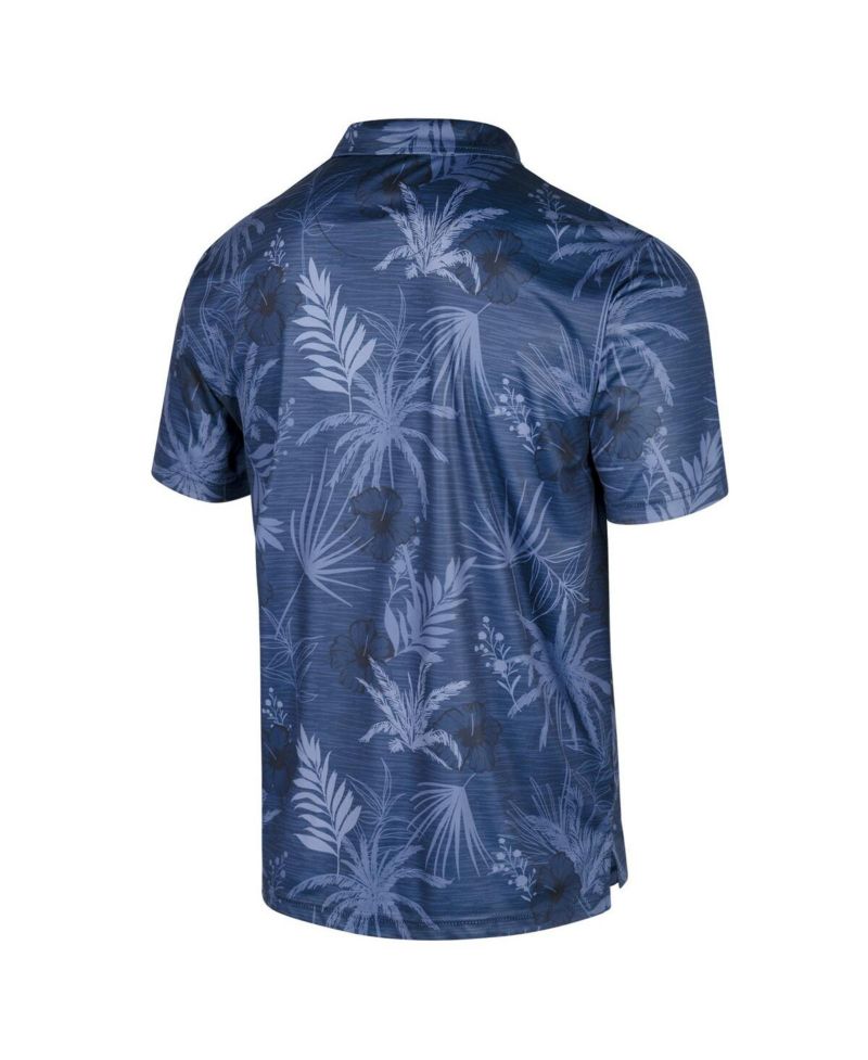 Men's Royal Pitt Panthers Palms Team Polo Shirt