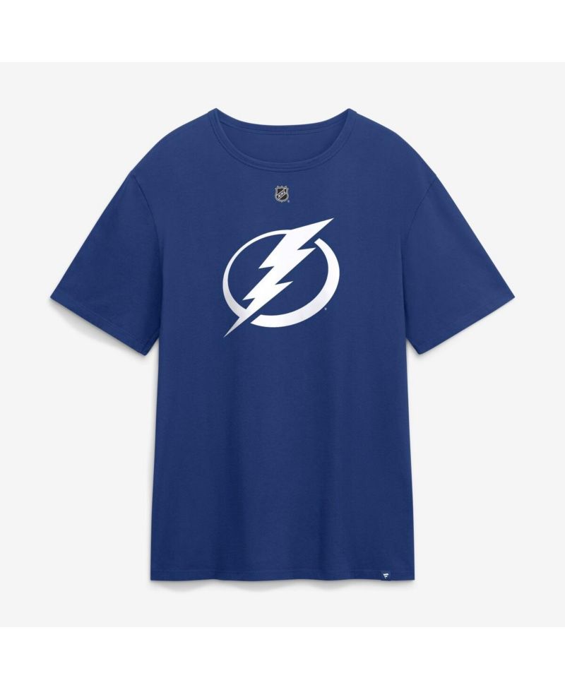 Men's Corey Perry Blue Tampa Bay Lightning Authentic Stack Name & Number T-Shirt