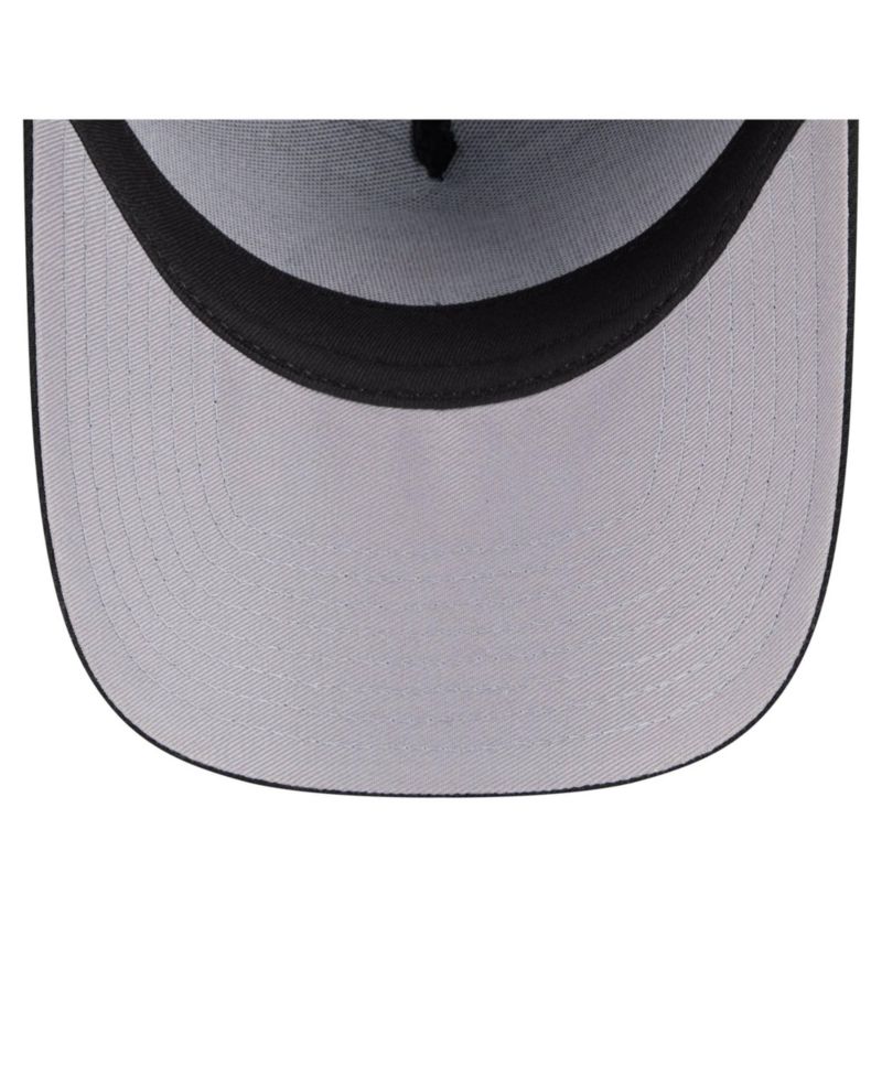 Men's Black Pittsburgh Steelers A-Frame 59FORTY Fitted Hat