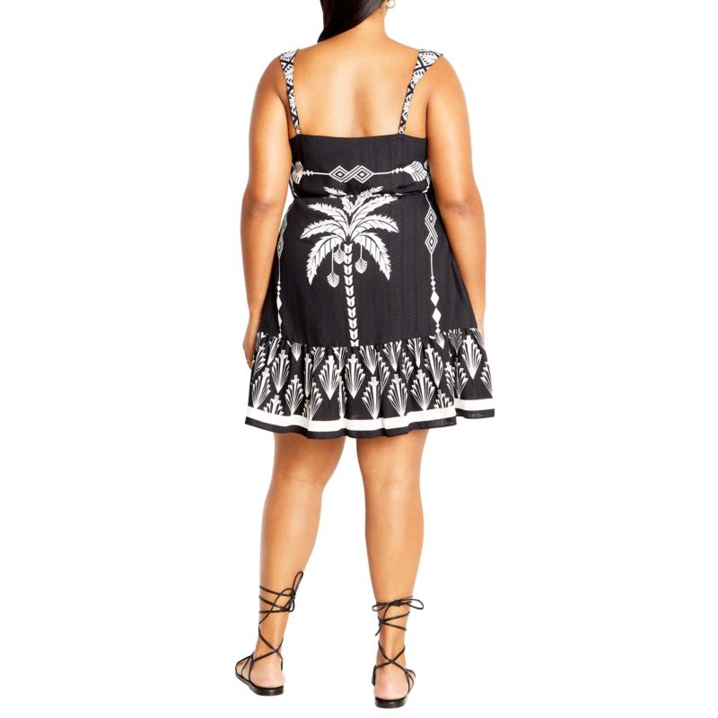 Women's Peta Border Print Dress