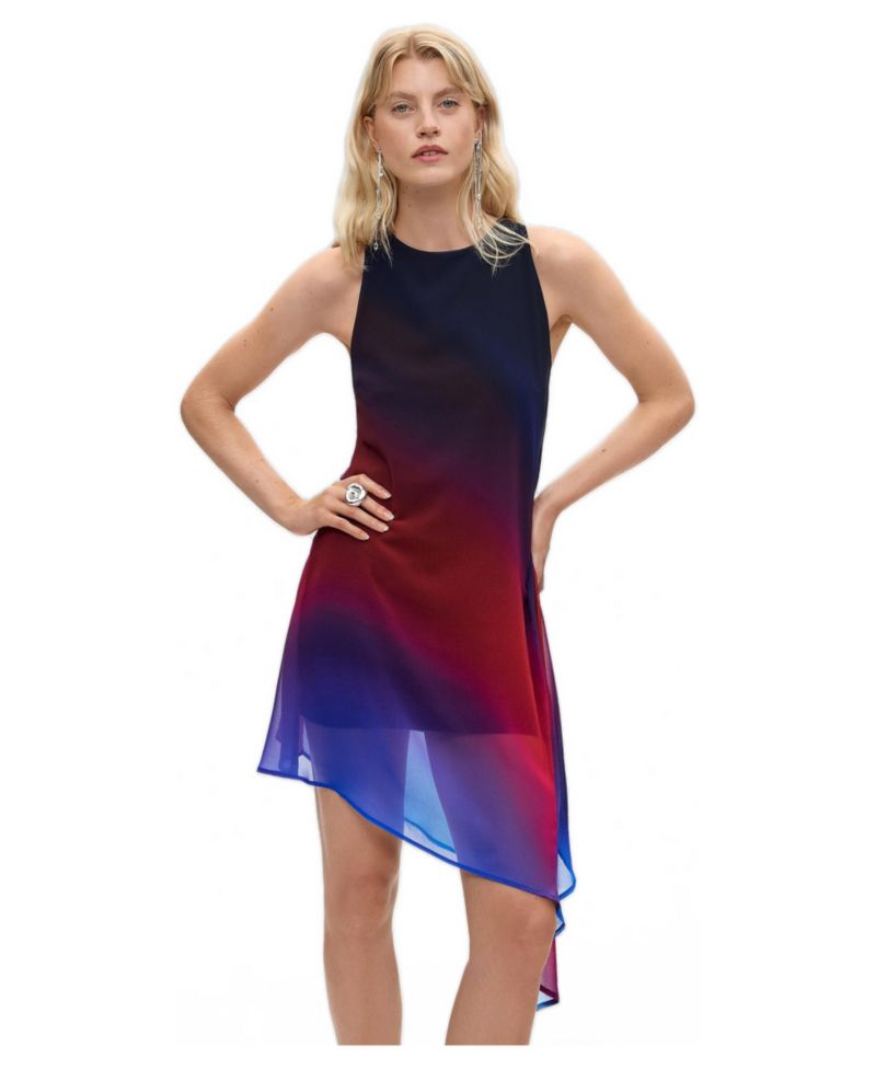 Women's Asymmetric tulle dress