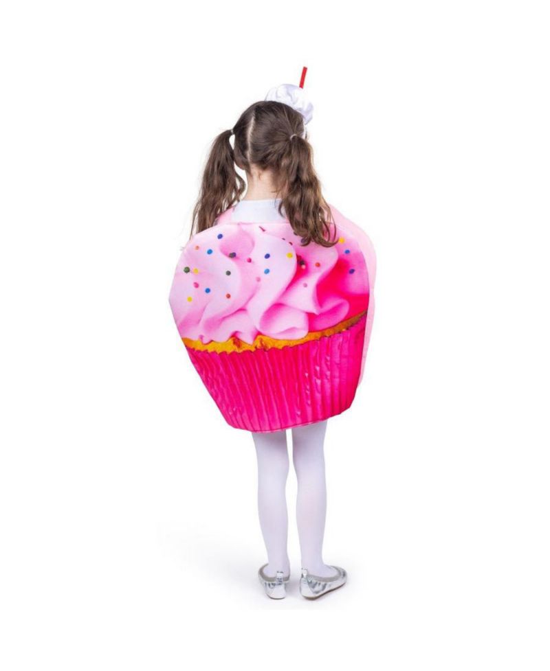 Pink Cupcake Tunic & Headband Costume Set - Kids Girls