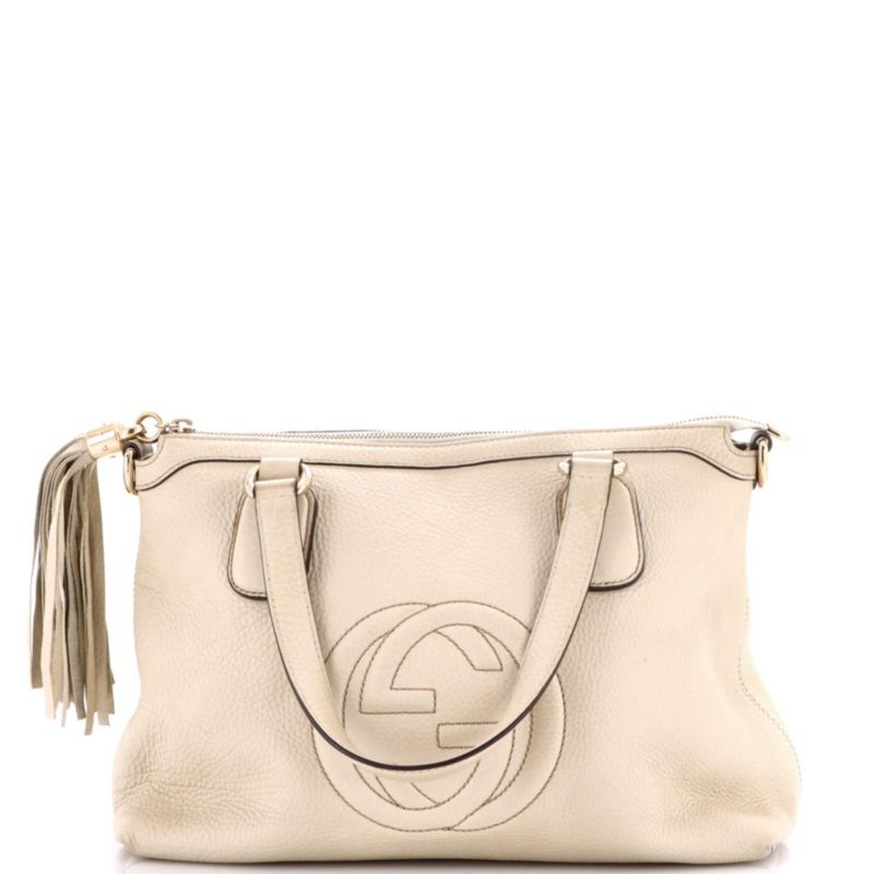 Soho Convertible Soft Top Handle Bag Leather