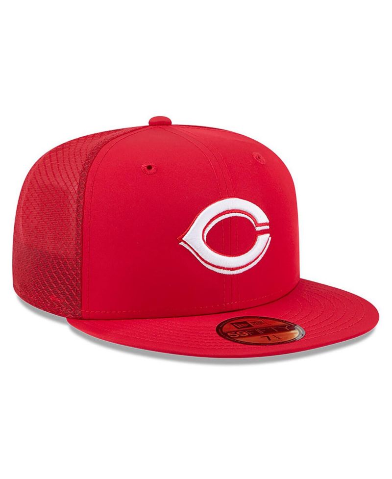 Men's Red Cincinnati Reds 2026 Batting Practice 59FIFTY Fitted Hat