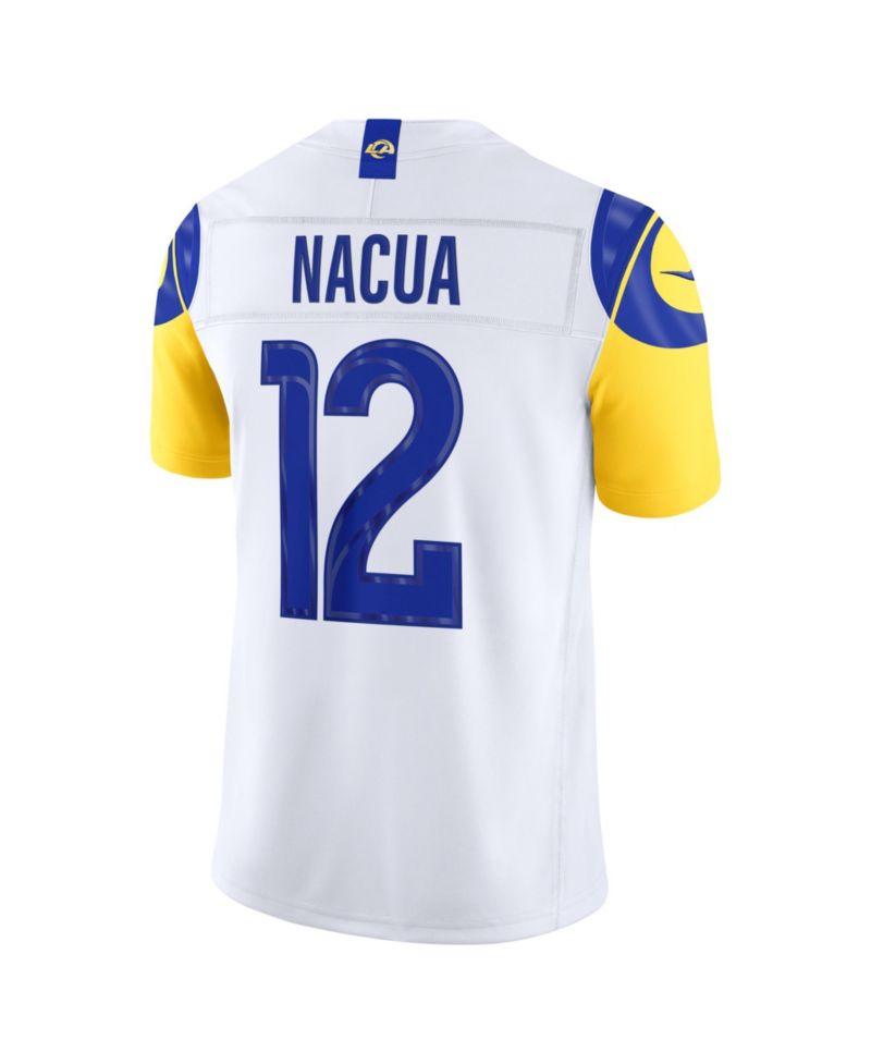 Men's Puka Nacua White Los Angeles Rams Vapor F.U.S.E. Stitched Limited Jersey