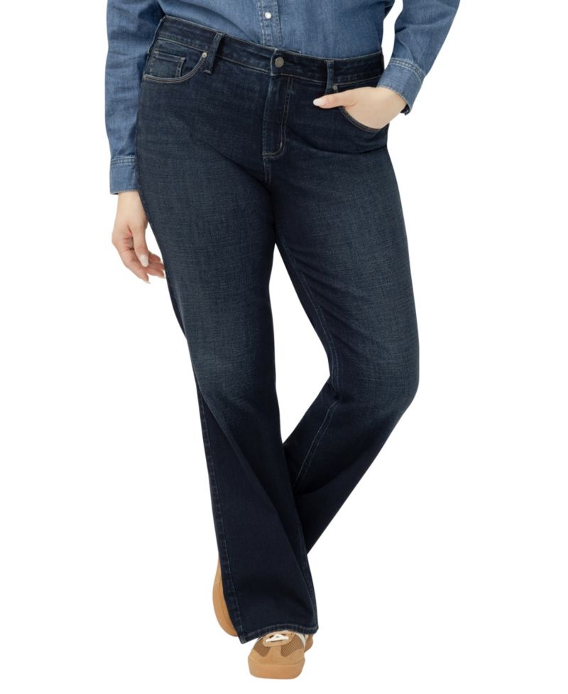 Plus Size Suki Mid Rise Curvy Fit Bootcut Jeans