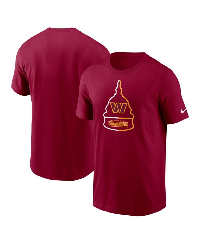 Men's Burgundy Washington Commanders Essential Local Phrase T-shirt