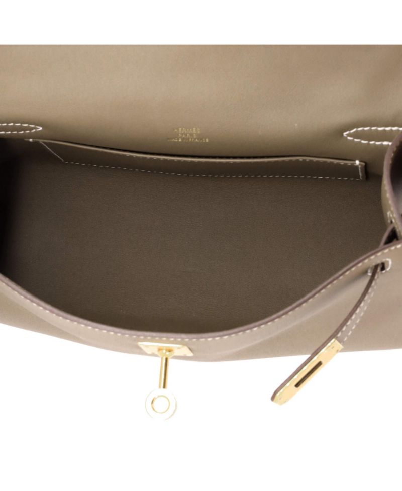 Pre-Owned Herm&eacute;s Kelly Pochette Swift Evening Clutch Pouch
